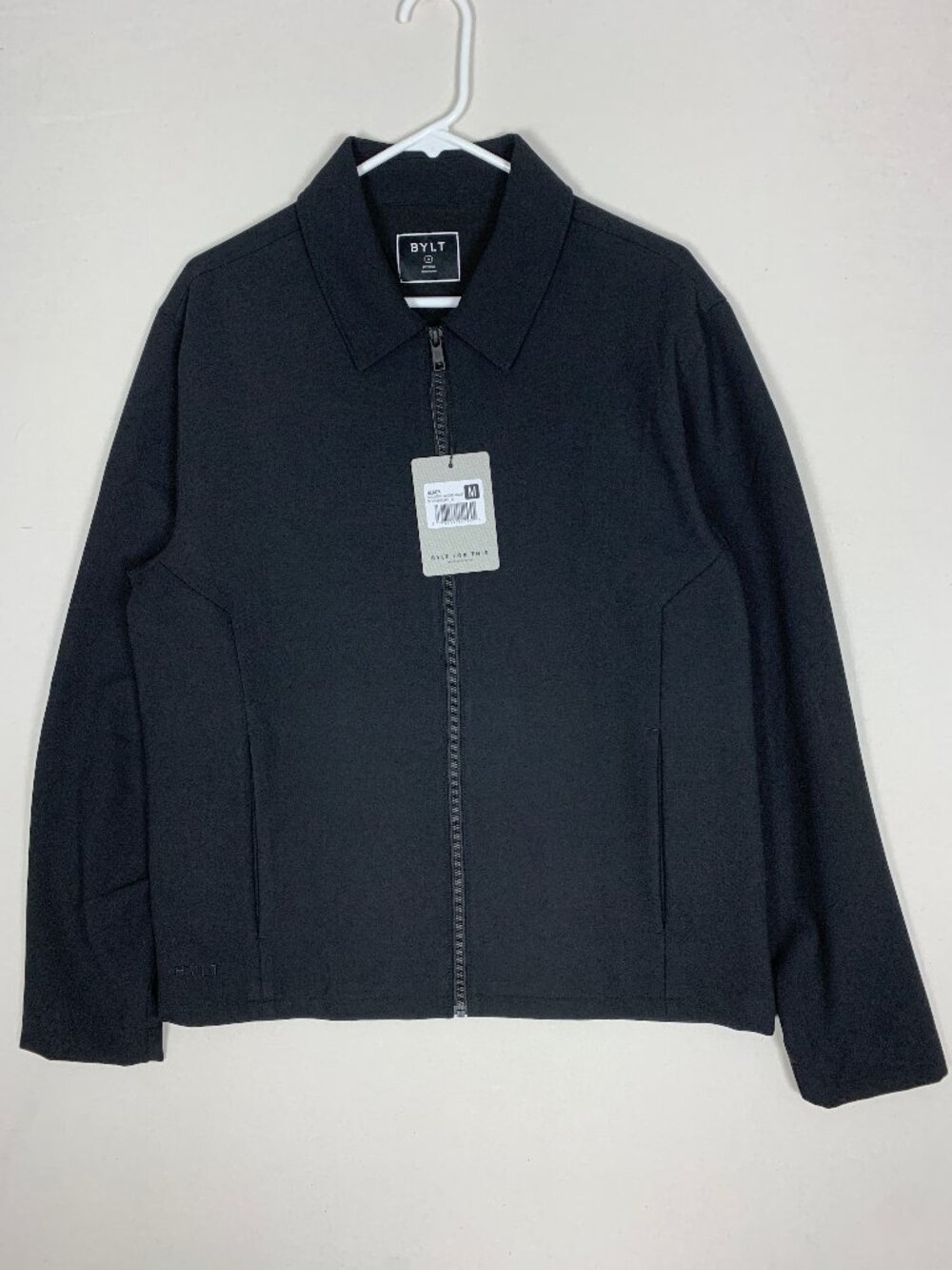 Bylt Executive Coaches Jacket Men's Medium Black NWT $140